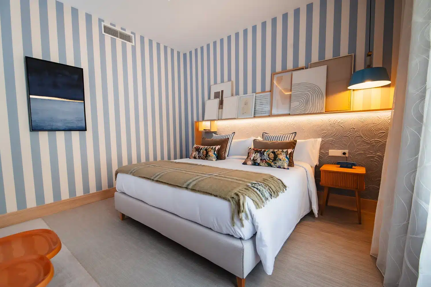 Habitación de hotel boutique en el casco antiguo de Dénia